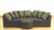 Celebrity Furnishings - 100" Circular Round Sofa - Elegant Upholstered Seating for Living Rooms, Lounges, Luxurious Fabric - Comfortable Cushioning - Best Ideal for Large Spaces - Enhance Your Home Decor