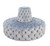 Celebrity Furnishings - 60" Round Grey Velvet Petal Sofa - Luxurious Seating, Elegant Design, Perfect for Modern Living Spaces - Stylish & Comfortable Addition to Home/Office