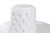 Celebrity Furnishings - White Leather Round Couch - Luxury Seating for Office Lobby, Spa, Beauty Salon - Elegant & Comfortable Modern Furniture - Chic & Inviting Lounge Solution